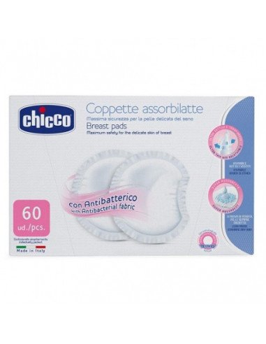 Discos absorbentes lactancia chicco 60u