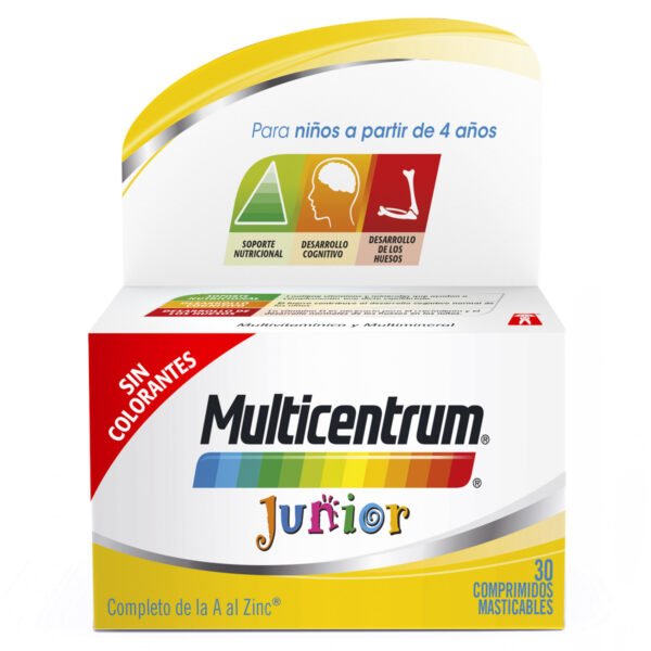Multicentrum Junior 30 comp masticables.