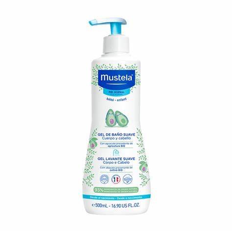 Mustela gel baño suave